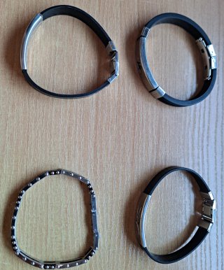 Lote de 6 Pulseras Lotus (2) y Stailess Stell (4)