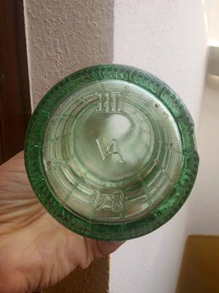 Botella Antigua Vidrio Coca-cola