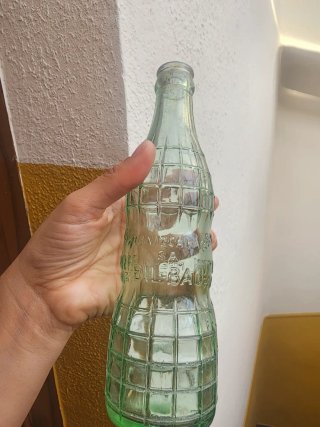 Botella Antigua Vidrio Coca-cola