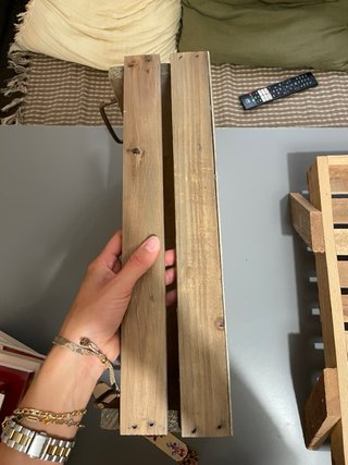 Set de 2 Cajas de Madera para Decoración