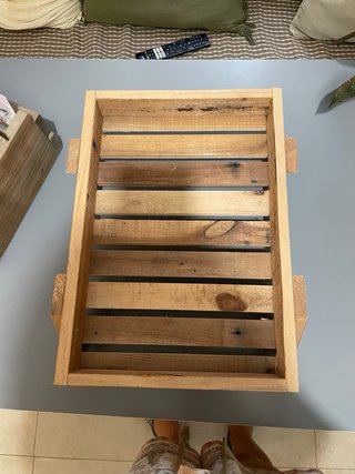 Set de 2 Cajas de Madera para Decoración