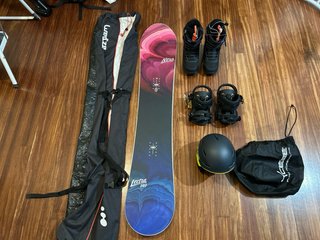Equipo de Snowboard