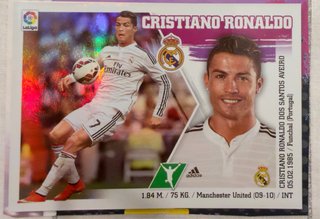 Cromo Cristiano Ronaldo La Liga Temp 2015-2016