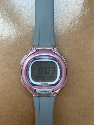 Reloj Casio Collection LW-203-AVEF Gris y Rosa