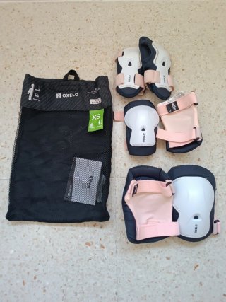 Set de Protecciones Oxelo Talla XS