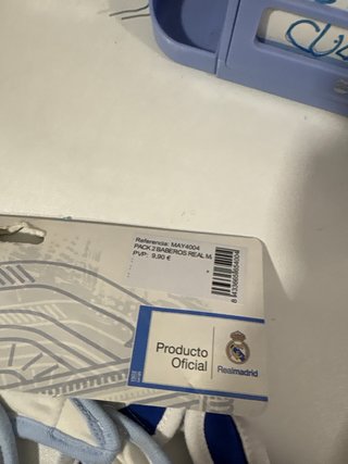 3 Baberos Oficiales Real Madrid Bebé