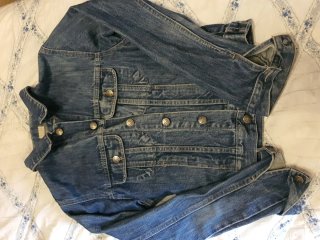Chaqueta Vaquera Efecto Desgastado