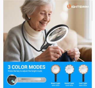NUEVO‼️Lupa con Luz LED Recargable