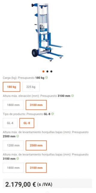2 Apiladores Manuales