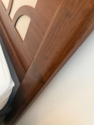Cabecero de Cama de Madera bicolor