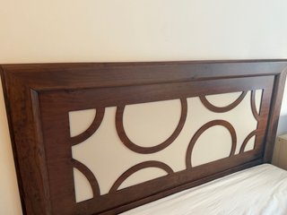 Cabecero de Cama de Madera bicolor