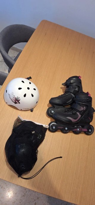 Patines Oxelo Active Fit 3 Talla 41 + Casco!!!