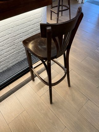 Taburetes de bar/restaurante de madera