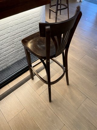 Taburetes de bar/restaurante de madera