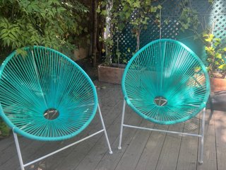 2 Sillas Acapulco Turquesa