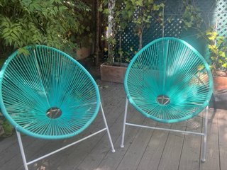 2 Sillas Acapulco Turquesa