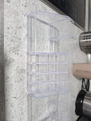 Organizador de maquillaje transparente