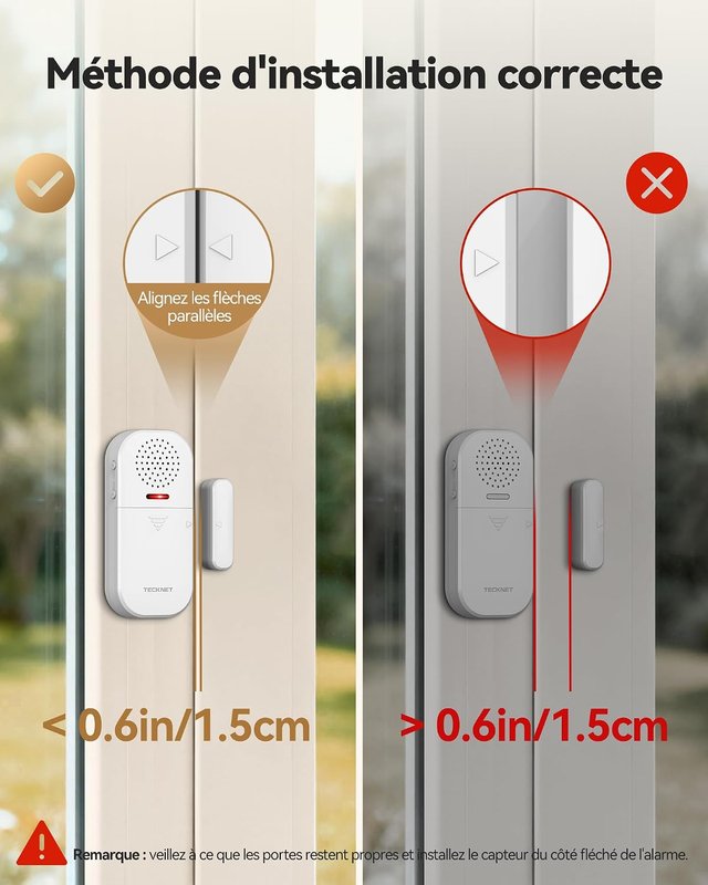 Allarme Wireless per Porta TeckNet