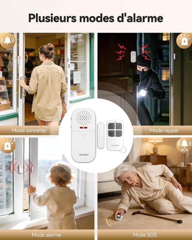 Allarme Wireless per Porta TeckNet