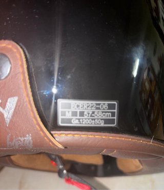 Casco de moto integral negro