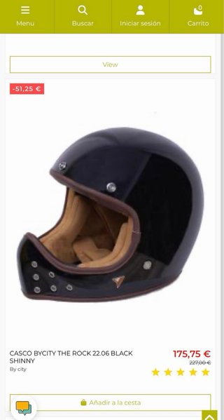 Casco de moto integral negro