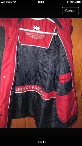 Chaqueta Lion of Porches Roja