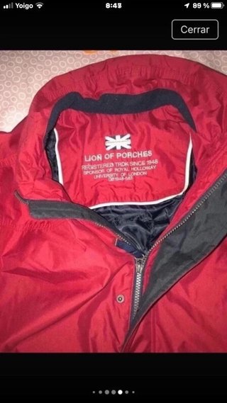 Chaqueta Lion of Porches Roja