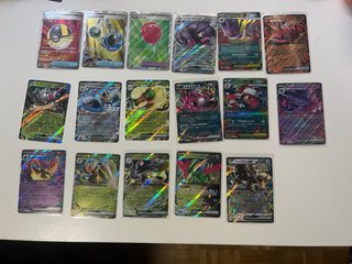 Lote de 17 Cartas Pokémon EX!