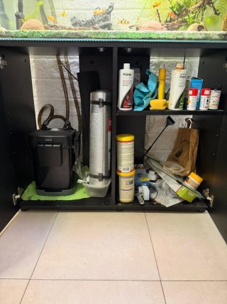 Acuario con Mueble y Decoración más depuradora,