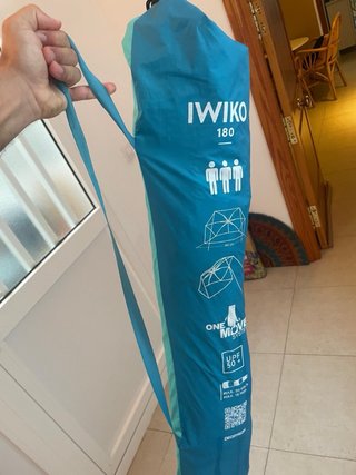 Sombrilla Paraviento Decathlon Iwiko 180