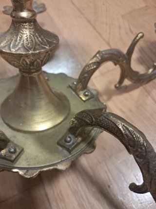 Lámpara de techo antigua estilo Luis XV