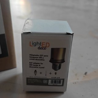 Set Lámpara Colgante Cristal Pera LightED deco