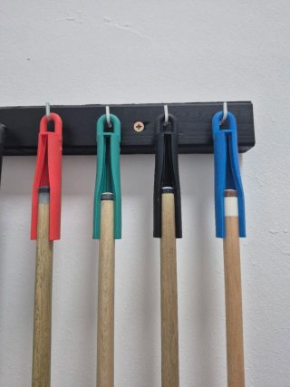 Soporte para tacos de billar – montaje en pared