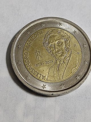 Moneta 2 Euro 2023 Alessandro Manzoni