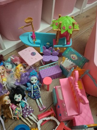 Set de Casita de Muñecas con Accesorios