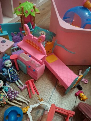 Set de Casita de Muñecas con Accesorios