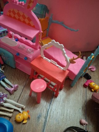 Set de Casita de Muñecas con Accesorios