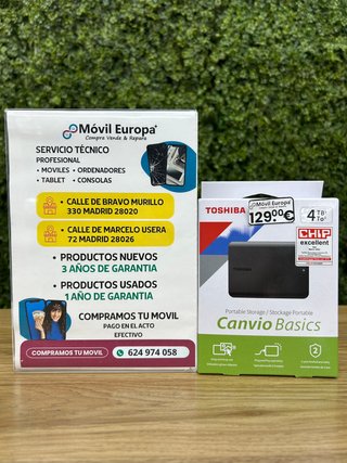 Disco Duro Toshiba Canvio Basics 4TB