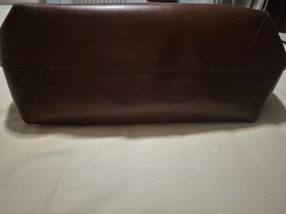 Bolso Piel Marrón Massimo Dutti