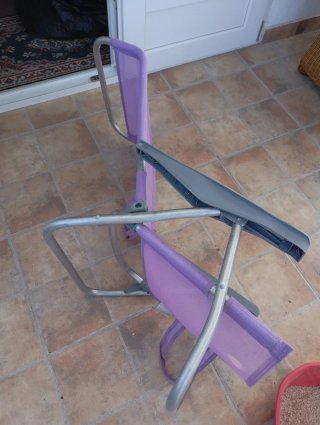 Silla plegable playa verde