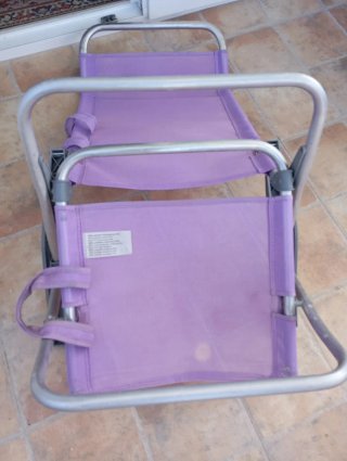 Silla plegable playa verde