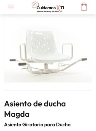 Asiento de Ducha con Reposabrazos