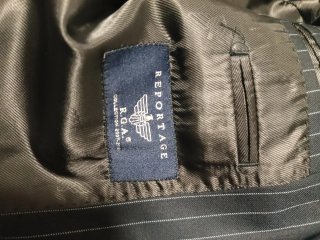 Completo giacca e pantaloni uomo blu notte e bianc