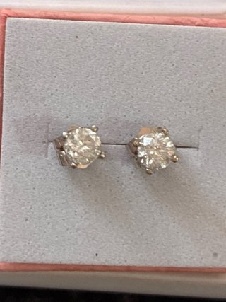 Pendientes Oro 18k Diamantes Naturales 1.06 Ct