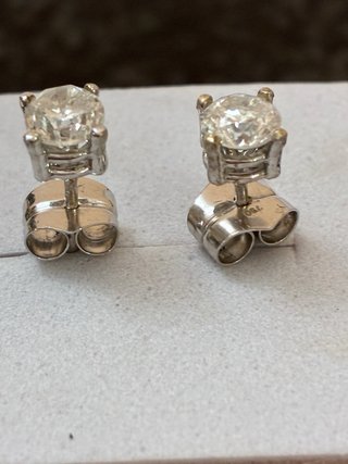 Pendientes Oro 18k Diamantes Naturales 1.06 Ct
