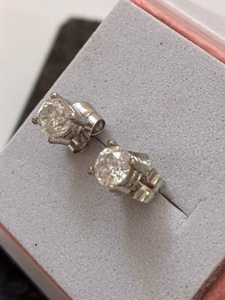 Pendientes Oro 18k Diamantes Naturales 1.06 Ct