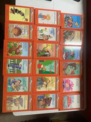 18 libros tapa dura del barco de vapor!
