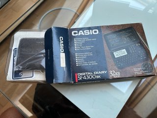 Casio SF-4300BK Agenda Electrónica