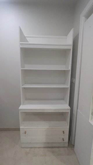 Conjunto de 2 Estanterías Blancas
