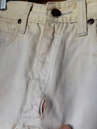 Shorts Lee Beige degradado amarillo